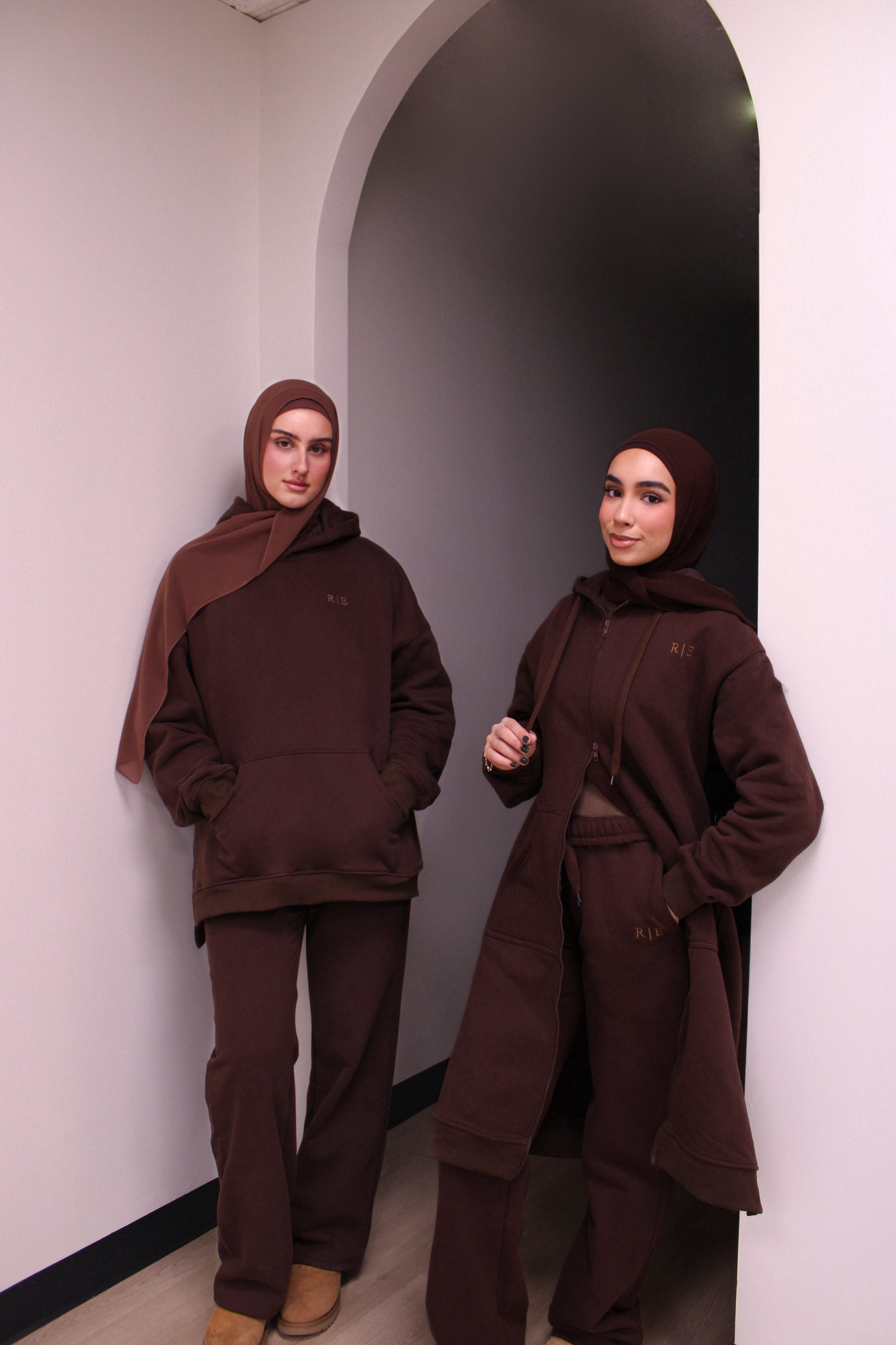 Raw Lounge Hoodie - Chestnut