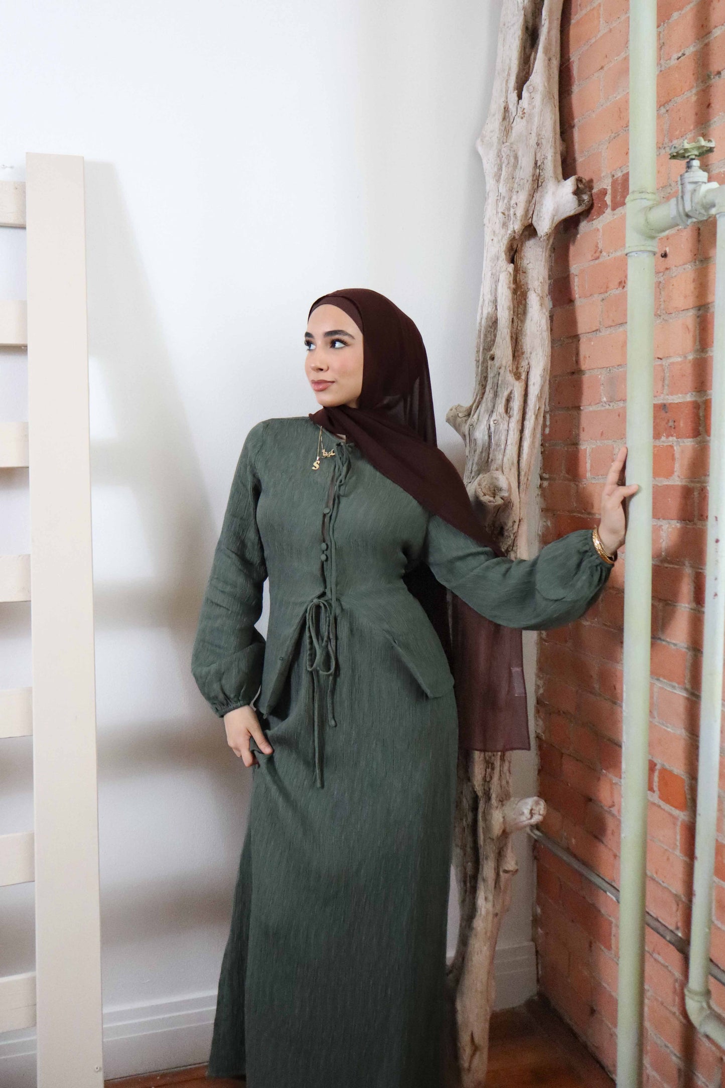 Dolce Vita Top- Pine Green