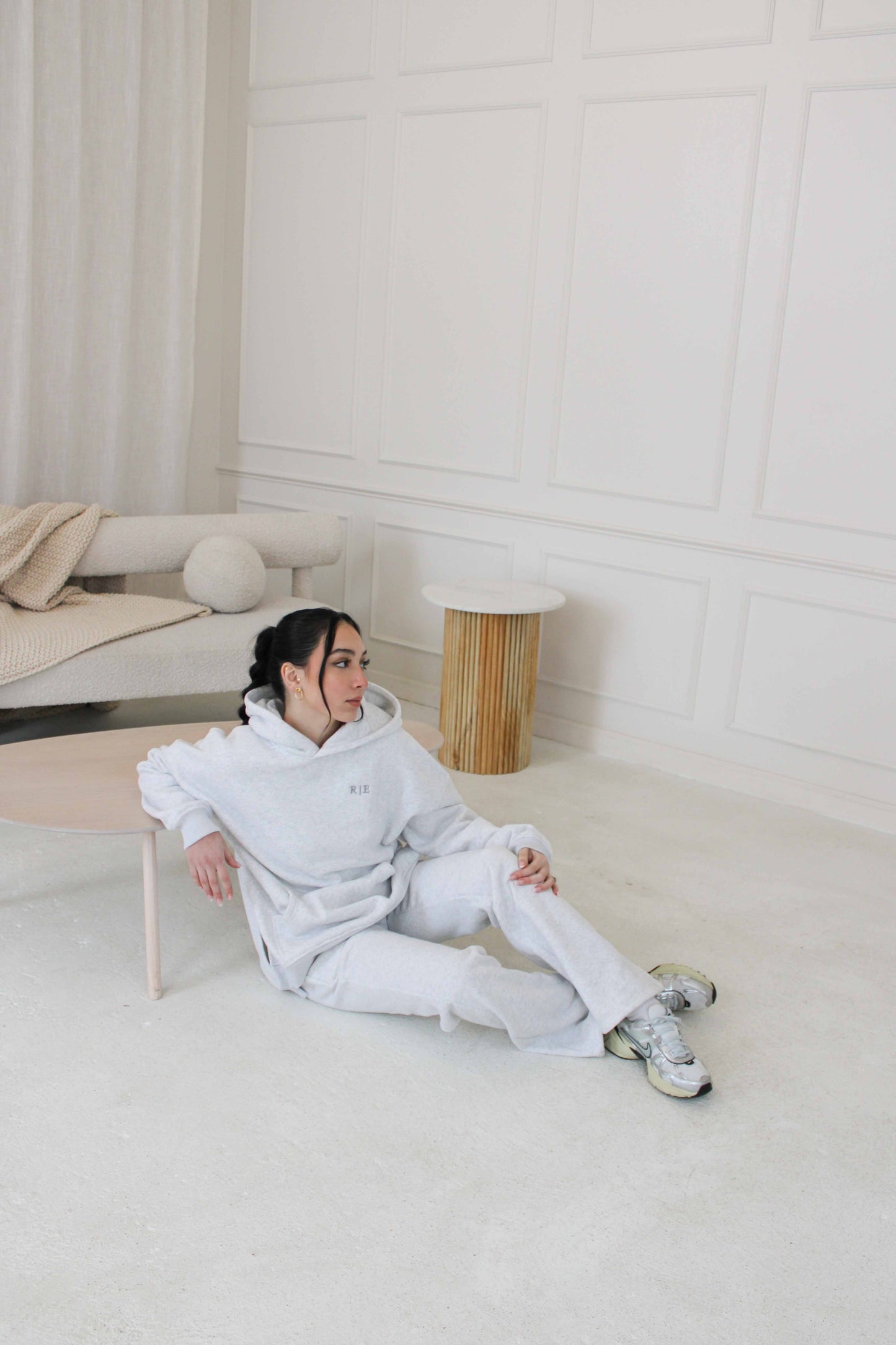 Raw Lounge Hoodie - Heather Grey