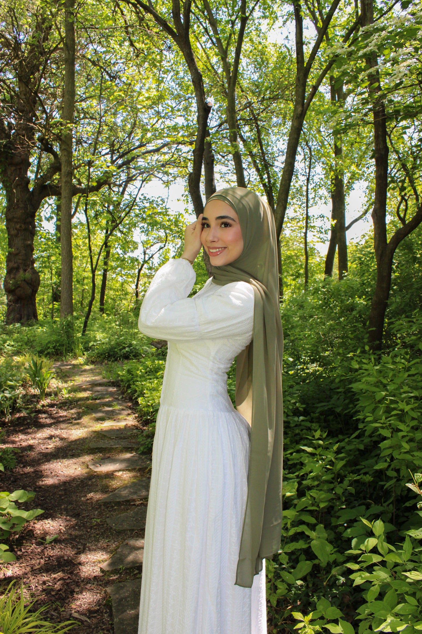Wildflower drop waist Dress - Natural