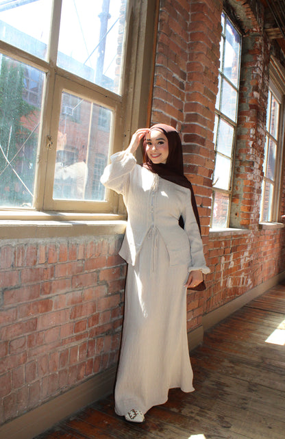 Dolce Vita Skirt- Cream