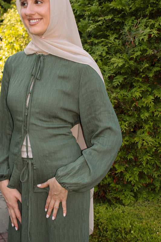 Dolce Vita Top- Pine Green