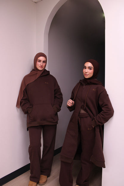 Raw Lounge Hoodie - Chestnut