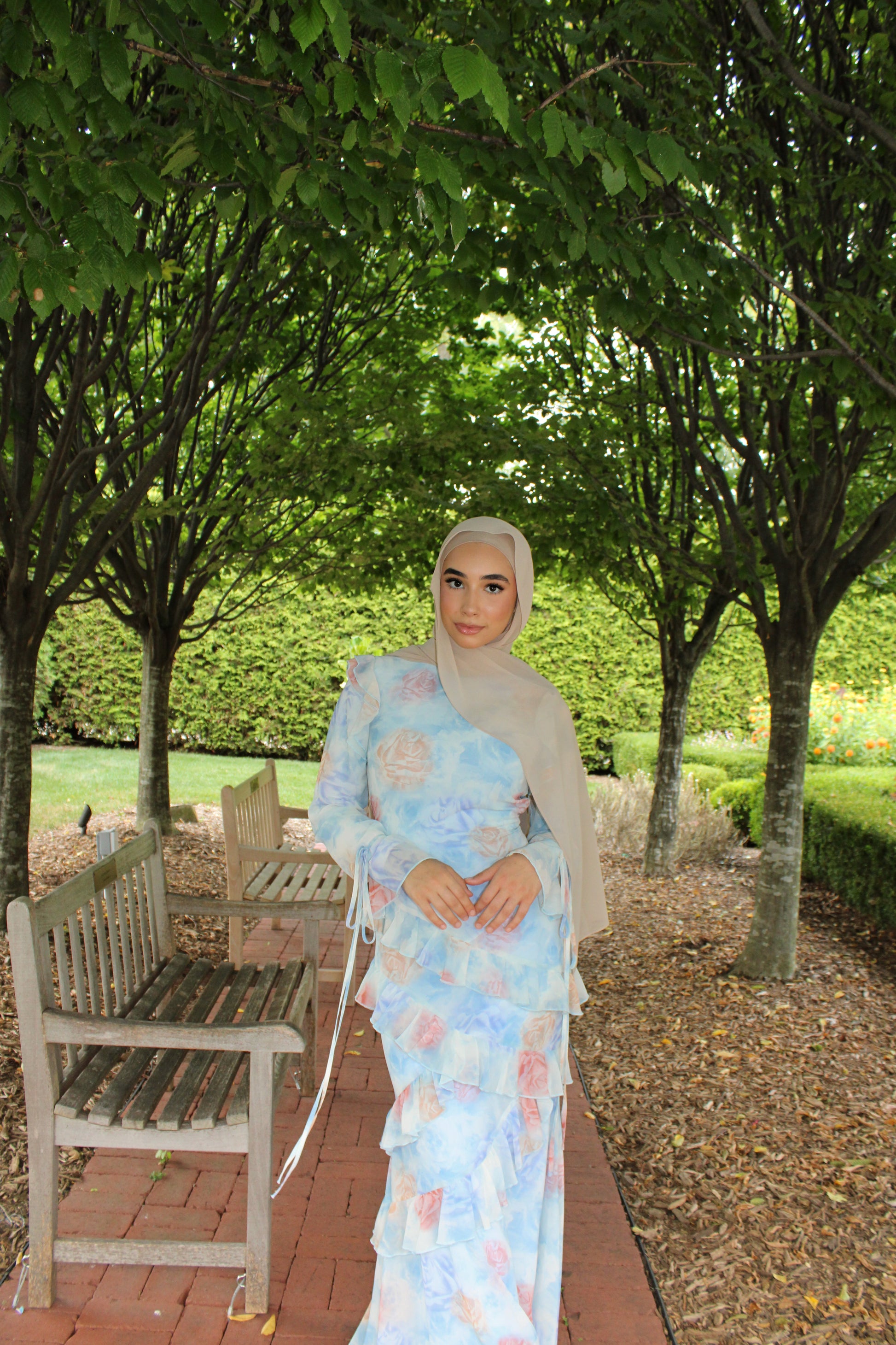 Young Love Serenity Blue Ruffle Dress Rayan's Essentials Young Love Serenity Blue Ruffle Dress Rayan's Essentials