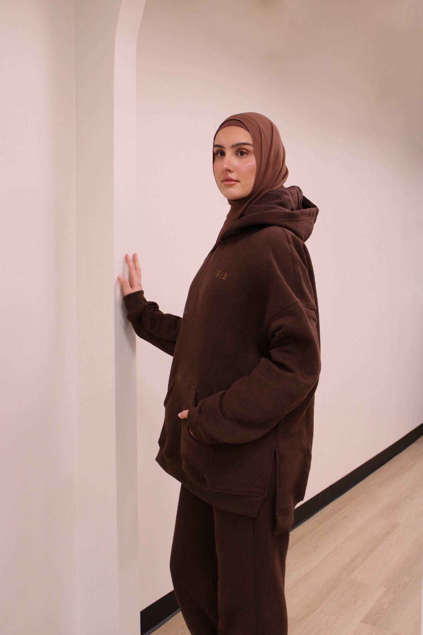 Raw Lounge Hoodie - Chestnut